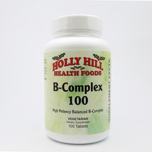 Holly Hill Health Foods, B Complex 100 Vegetarian Formula, 100 Tablets - $24.35