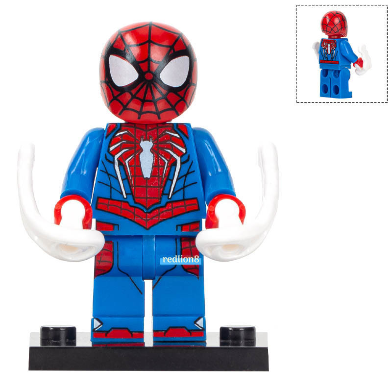 Spider-Man (PS4 Advanced Suit) Marvel Superhero Lego Compatible ...