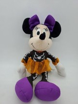 Disney Minnie Mouse Skeleton Plush Disney Halloween 10&quot; - $14.85