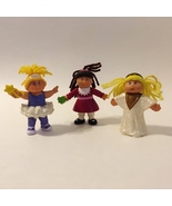 Cabbage Patch Dolls McDonald&#39;s Toys Ballerina Party Girl Angel Lot 3 Col... - $20.00
