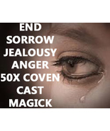 50X FULL COVEN CAST END JEALOUSY SORROW ANGER MAGICK WITCH Cassia4  - $77.77