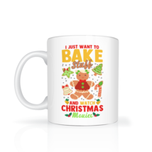 Bake Stuff And Watch Christmas Movies Coffee Mug Stocking Stuffer Gift Idea - $19.20