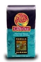 HEB Cafe Ole Whole Bean Coffee 12oz Bag (Pack of 3) (Vanilla Almond - Medium Dar - $40.17