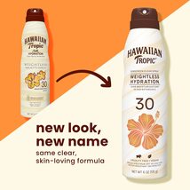 Hawaiian Tropic Weightless Hydration Clear Spray Sunscreen SPF 30, 6oz | Hawaiia image 7
