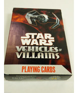 Star Wars Vehicles of Villains Playing Cards 55 pc boxed - $12.67