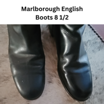 Vintage Marlborough English Riding Boots Size 8 1/2 Pre-Loved With Boot Trees image 2