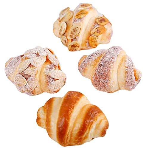 Primary image for Panda Legends 4 Pcs Artificial Breads Simulation Fake Food Home Bakery Decor Pho