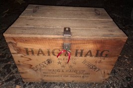 Haig & Haig Scots Whiskey Wooden Crate – NORTHERN GREAT LAKES TRADING CO.