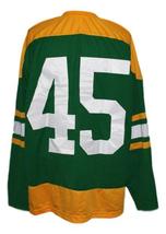 Any Name Number Toledo Buckeyes Retro Hockey Jersey New Green Any Size image 5