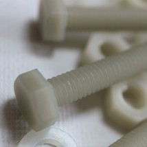 50x hex head screws, nylon, super m6 x 40mm - $35.17
