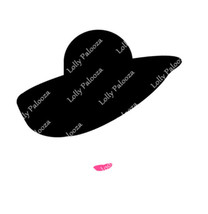 Lady in Hat DIGITAL File: Instant Download.  No Physical Product Shipped.  PNG &