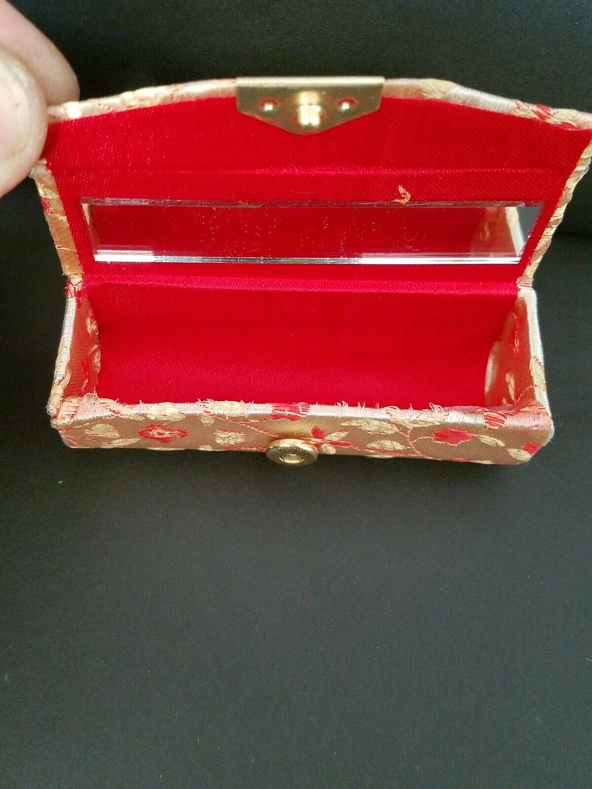 vintage lipstick holder with mirror
