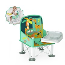 Green - KABOOST Booster Seat - Goes Under the Chair