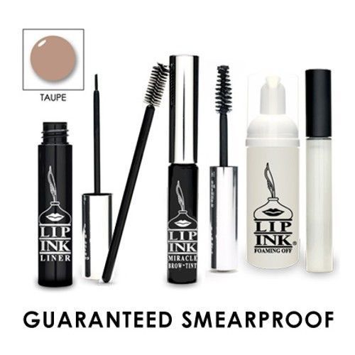 Lip Ink   Smearproof Miracle Brow Color Kit - Taupe