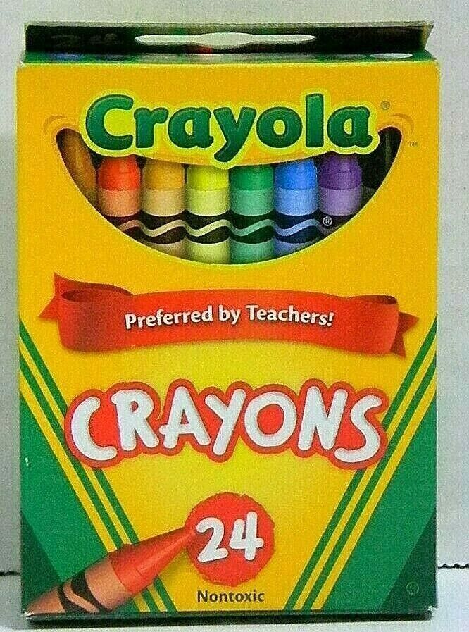 Vintage 1977 Crayola Crayons Drawing Set 