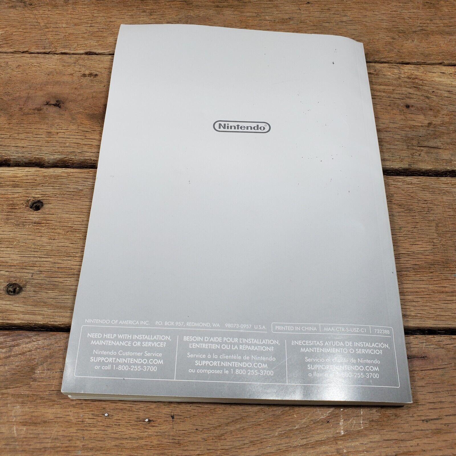 NEW Nintendo 3DS XL System Instruction Booklet Operations Manual