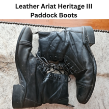 Ariat Heritage III Horse Riding Paddock Boots Black Size 11 D USED image 3