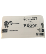 Stampin Up Rubber Stamp Set Bellas Bloom Flowers Our House to Yours Gift... - $5.99