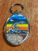 Florida Souvenir Panama City Beach Dolphins Ocean Rainbow Keychain Real ... - $12.19