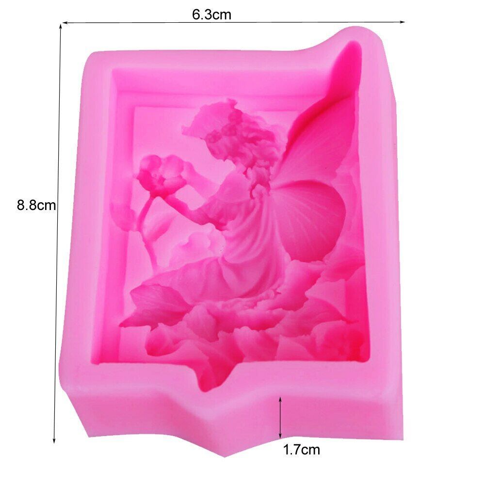 4 Pack Silicone Soap Molds,6 Cavities Handmade Soap Making Molds