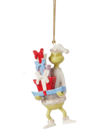 Lenox Grinch With The Gifts Figurine Ornament Dr. Seuss Who Stole Christ... - $23.00