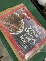 1992 vintage NOS put you thirst on ice Coca Cola advertisement Counter Mat 15x20 - $67.32