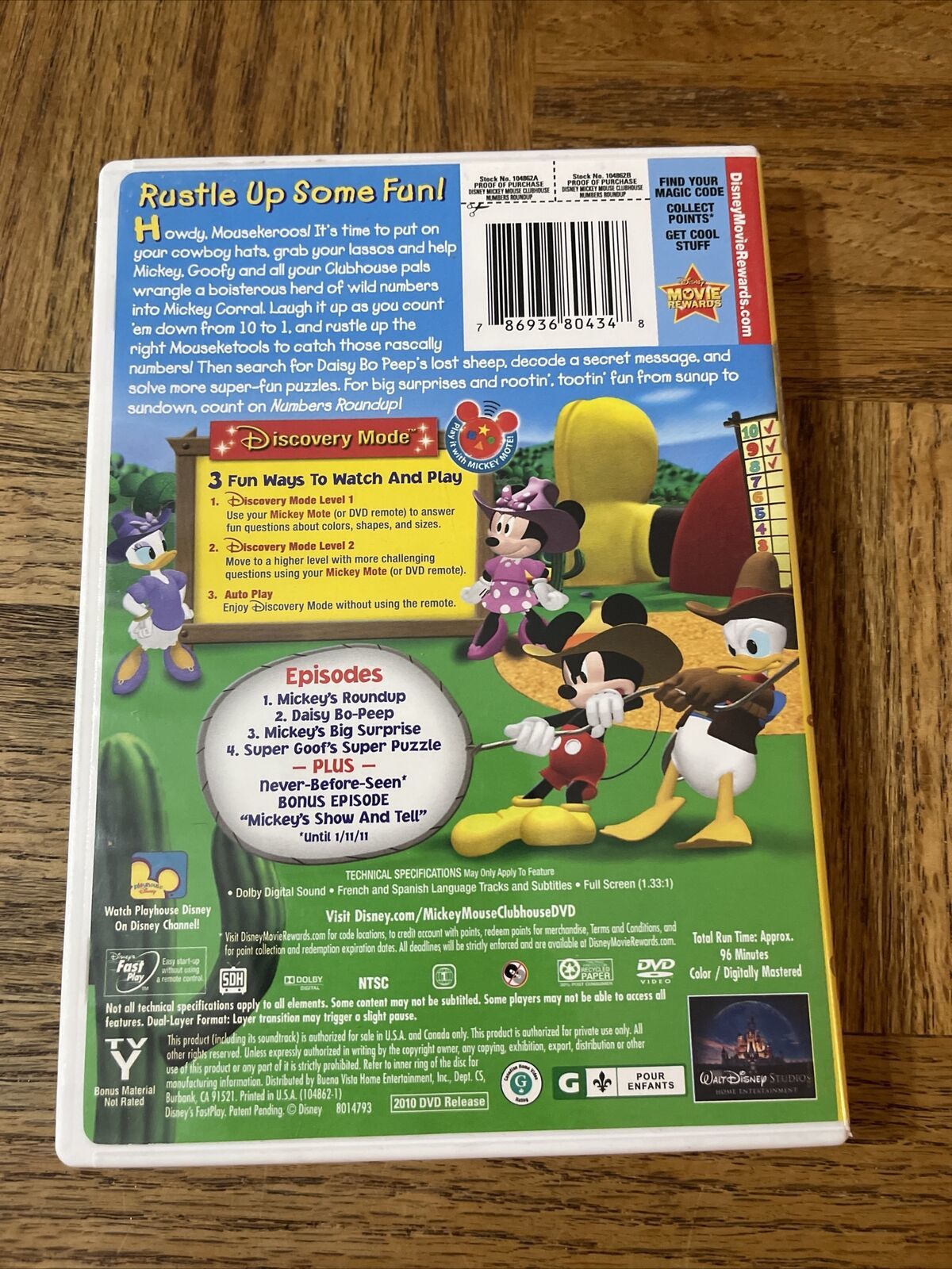 Mickey Mouse Clubhouse Number Roundup DVD - DVDs & Blu-ray Discs