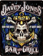 Davey Jones Bar and Grill Metal Sign - $30.00