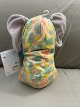 Disney Parks Animal Kingdom Baby Elephant in a Hoodie Pouch Blanket Plush Doll image 4