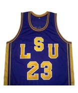 Pete Maravich #23 College Basketball Jersey Sewn Purple Any Size - $34.99+