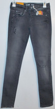 Mossimo Supply Co. Womens Slim Skinny Distressed Dark Gray Jeans Size 1 NWT - $21.49