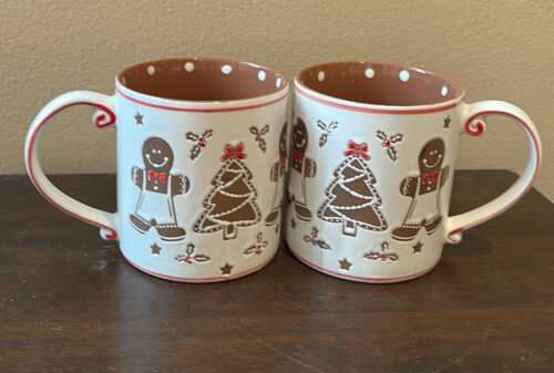 Gingerbread Mugs - Set of 2