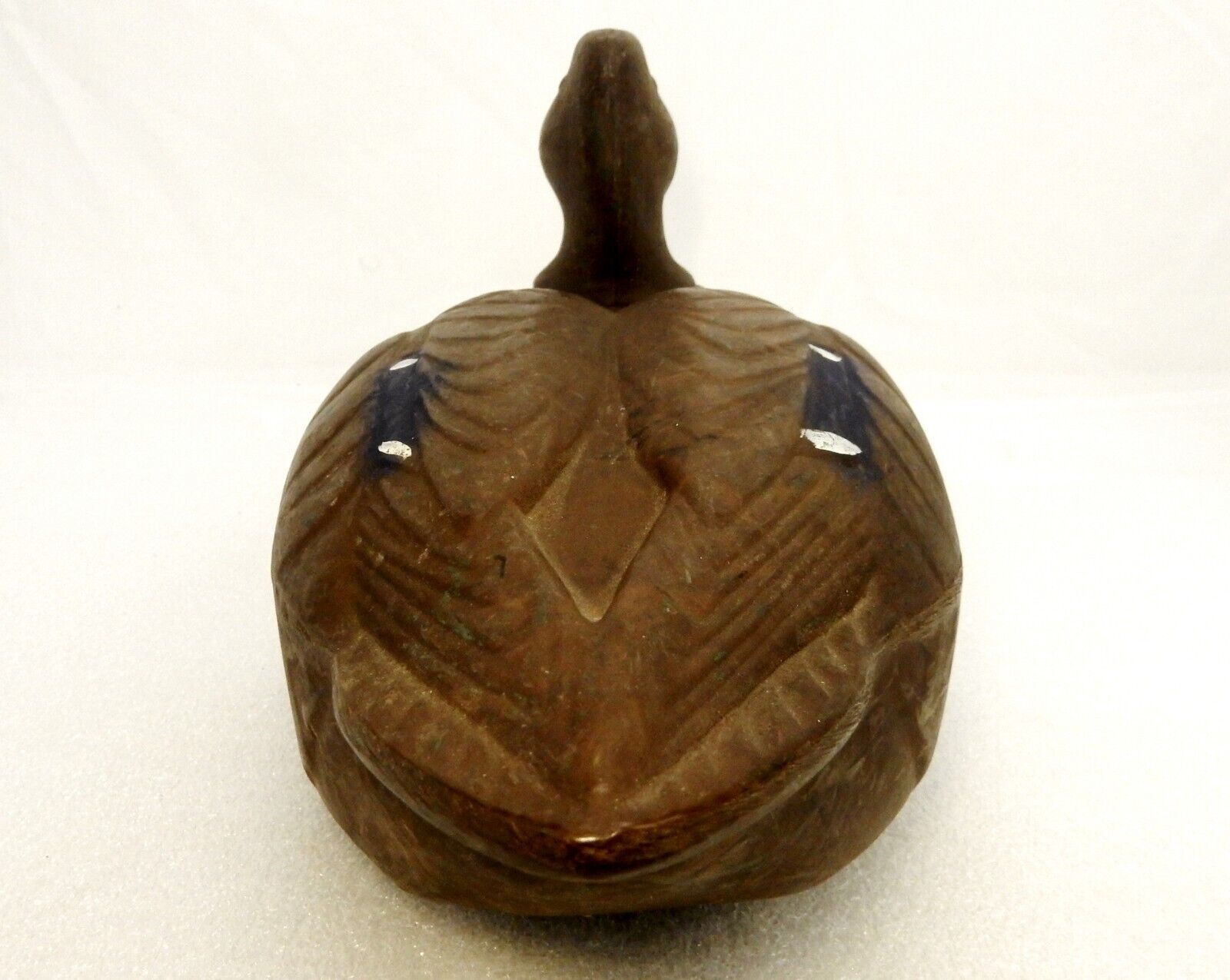 Plastic Duck Decoy, Brown Female Mallard, Anchor String, Herters