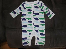 Janie And Jack Whale Print Romper Size 0/3 Months EUC - $23.20