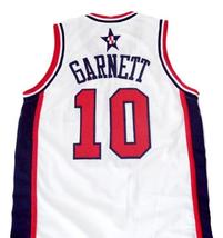 Kevin Garnett #10 Team USA Men Basketball Jersey White Any Size image 2