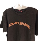 Vintage Dakine Tee Made In USA Brown Logo Spell out slim fit L - $23.70