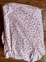 Elizabeth Gray Vintage 1990&#39;s Garden Vine Floral Bed Skirt Dust Ruffle Twin - $21.95