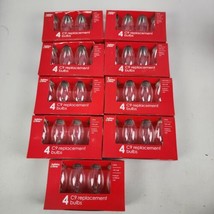 36PCS C9 Clear Transparent Replacement Christmas Light Bulbs Holiday Wed... - $19.79