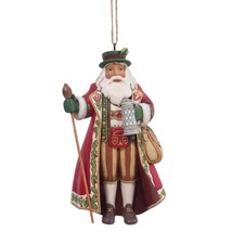 Jim Shore German Santa Ornament Hanging Heartwood Creek Collection Christmas