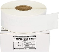 LabelValue.com | Dymo 30252 Address Labels (2 Red Rolls Per Pack)