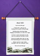 Bank Teller - Personalized Wall Hanging (859-1) - $18.99