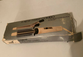 Vintage Conair A New Twist"Hot Air Brush Curling And Styling brush Iron 1980 - $9.89