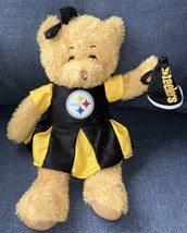 2009 Good Stuff Pittsburgh Steelers NFL Cheerleader Plush Teddy Bear 15” - $12.99