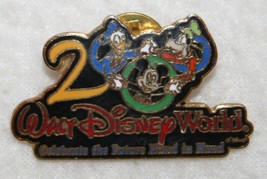 Vintage WALT DISNEY WORLD 2000 Celebrate Hand In PIN Mickey Mouse Donald... - $9.89