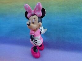 Disney Minnie Mouse PVC Figure / Cake Topper Pink Outfit Hand on Hip - as is - $1.82