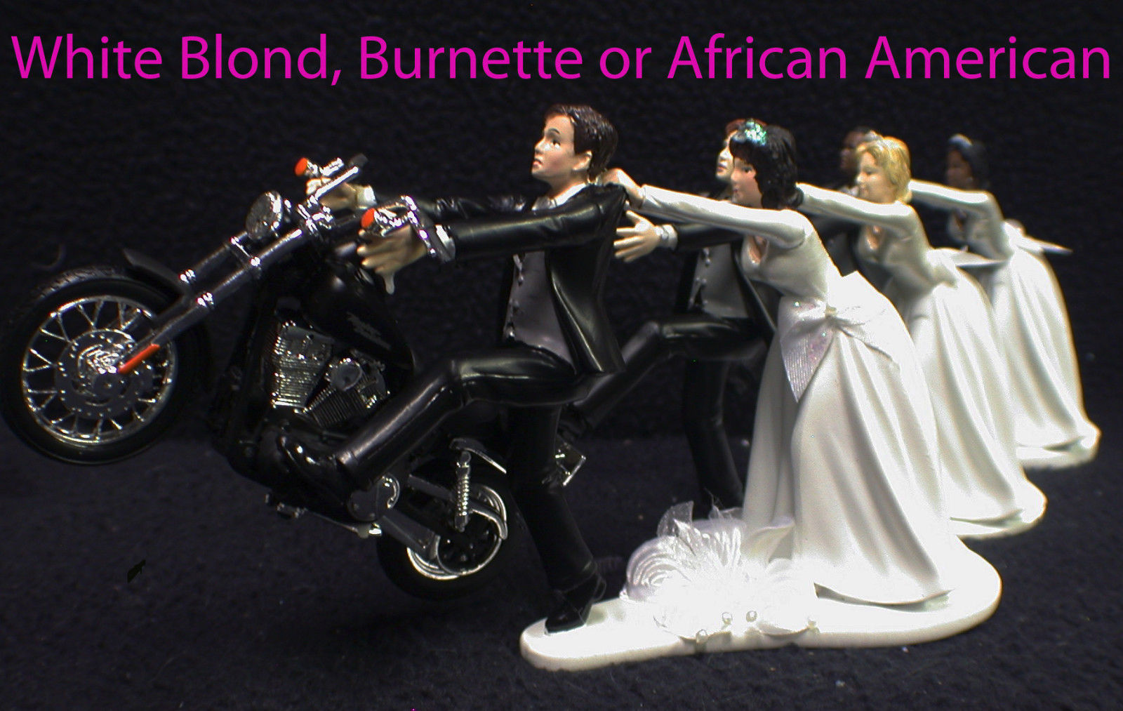 custom wedding cake toppers] Honda Dirt Bike Wedding Cake Topper