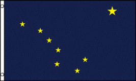 2x3 Alaska Flag 2&#39;x3&#39; House Banner grommets super polyester - $9.24