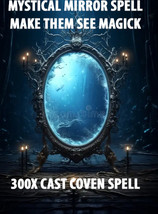 300x Coven Crystal Mirror Make Them See!! Wake Them Up!!! Advanced Work Magick - $344.77