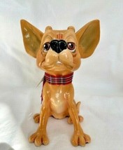 Chihuahua Dog Figurine Little Paws Ziggy 5.5" High Sculpted Pet 340-LP-ZIG image 2