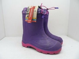 Kamik Girl's Waterproof Cold Weather Rain Snow Boot Purple Size 6M - $42.74